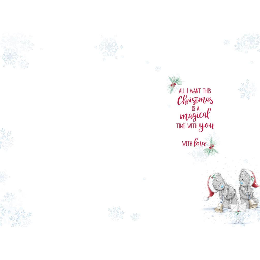 Gorgeous Fiance Me to You Bear Christmas Card Extra Image 1